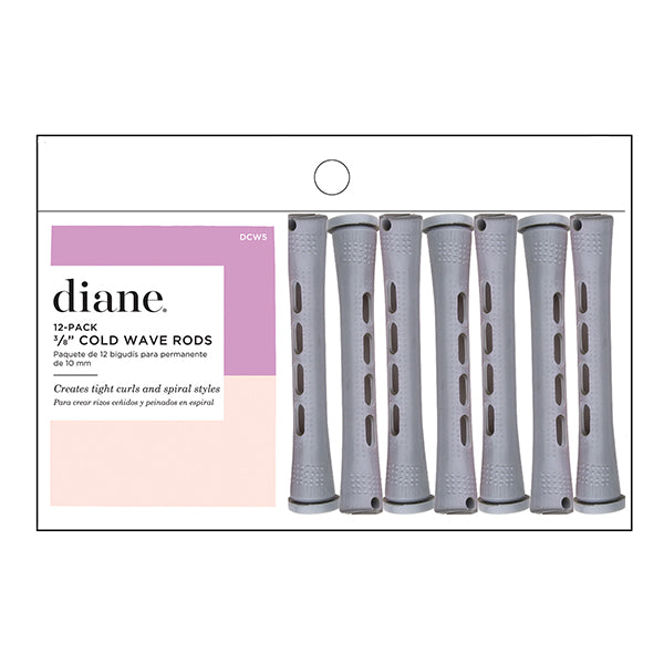 Diane Cold Wave Perm Rods, 12 Pack-Choose Yours