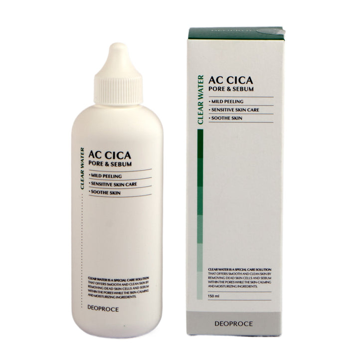 Deoproce AC Cica Pore & Sebum Clear Water 150ml Moisturizing Skin Soothing-12Pac