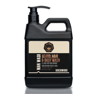 Gibs Birchwood Man Wash: Beard, Hair & Body Wash 32 oz.