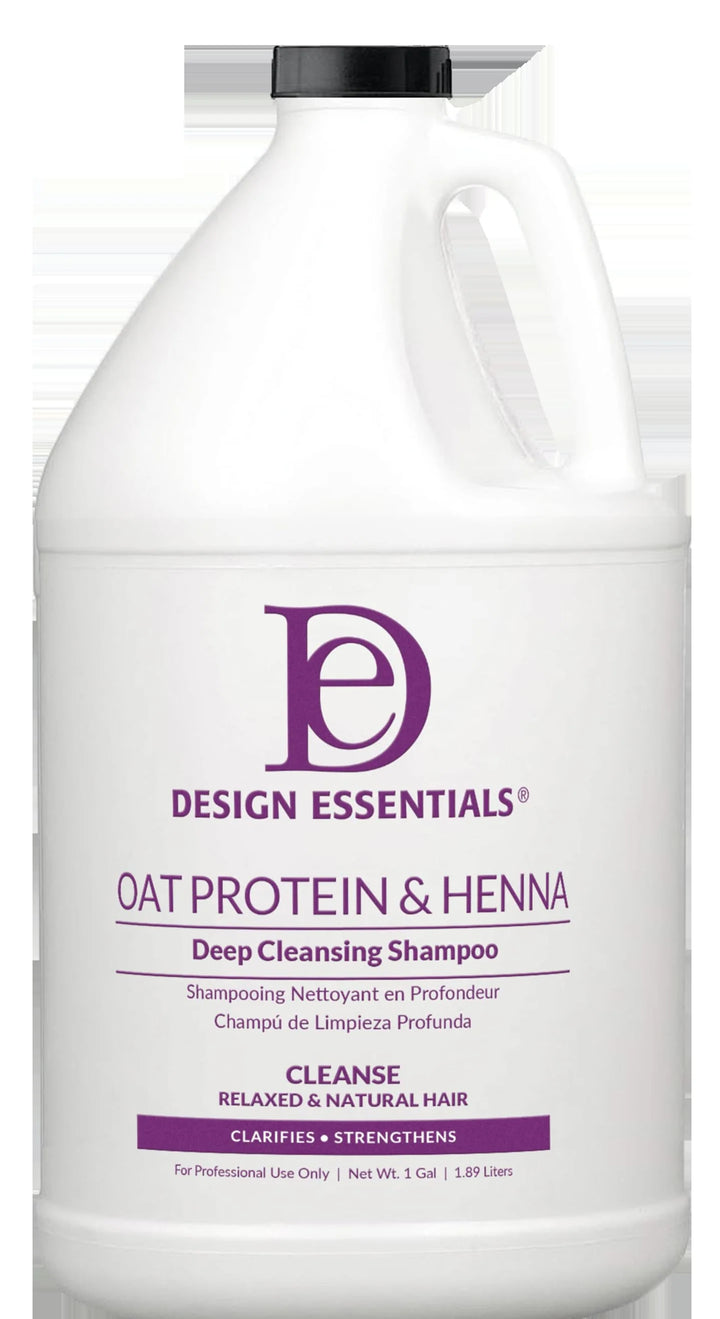 Design Essentials Oat Protein &amp; Henna Deep Cleansing Shampoo-Choose