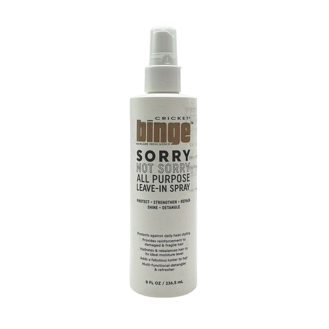 Cricket Binge Sorry Not Sorry All Purpose Leave-In Spray 8 oz