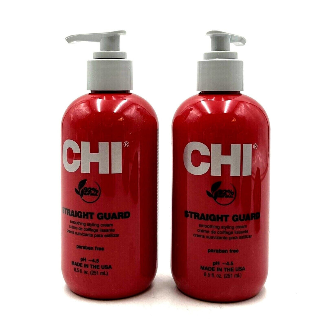 Chi Straight Guard Soothing Styling Cream 8.5 oz-2 Pack