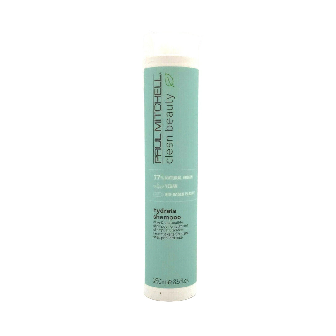 Paul Mitchell Clean Beauty Vegan Hydrate Shampoo Olive & Oat Peptide 8.5 oz