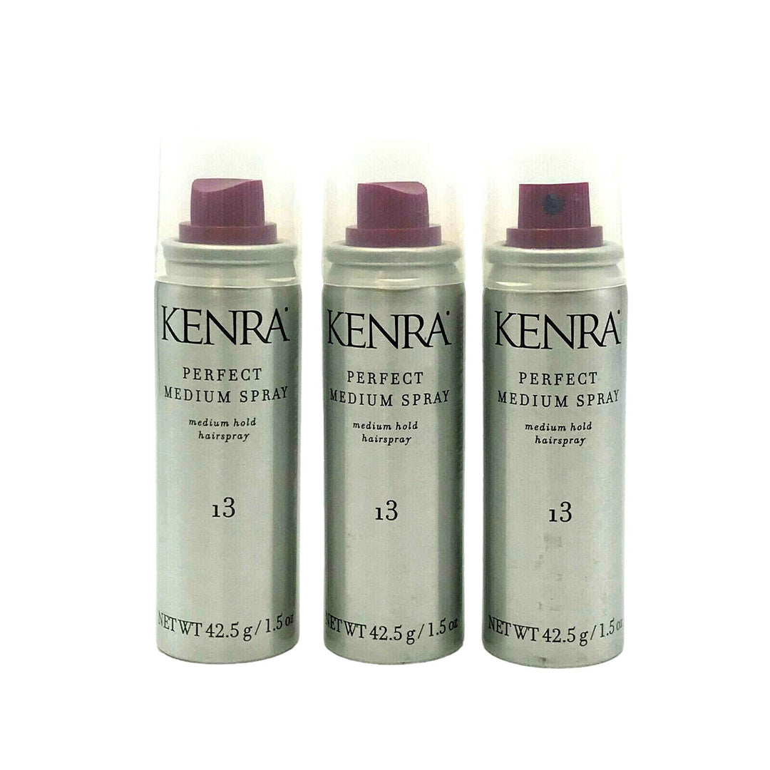 Kenra Perfect Medium Spray #13 Medium Hold 1.5 oz-Pack of 3