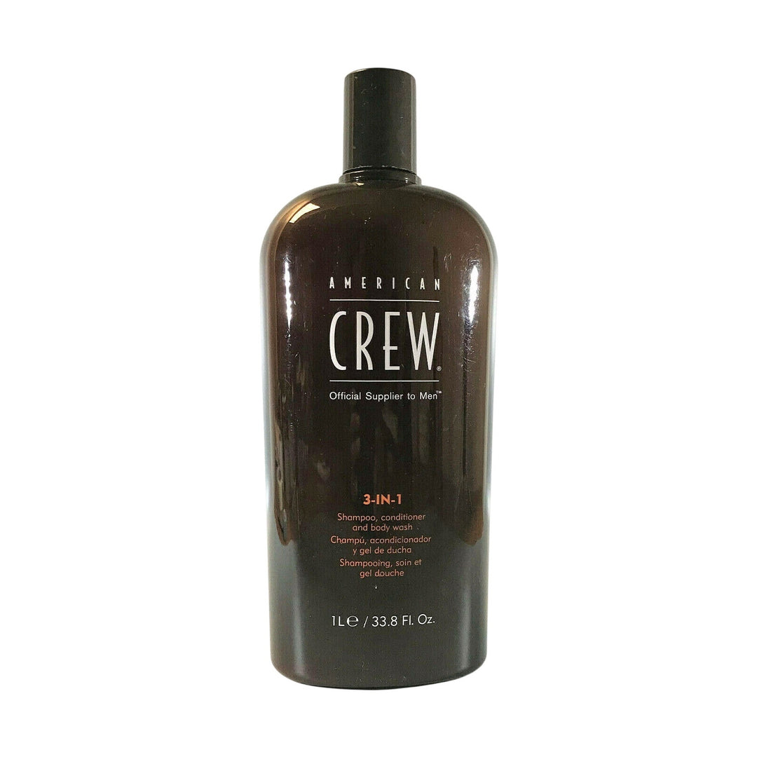 American Crew Men 3-IN-1 Shampoo,Conditioner & Body Wash 33.8 oz