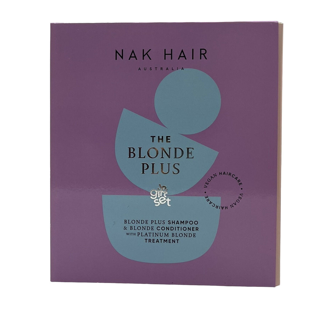 Nak Hair Australia The Blonde Plus Gift Set (Shampoo/Conditioner/Treatment)