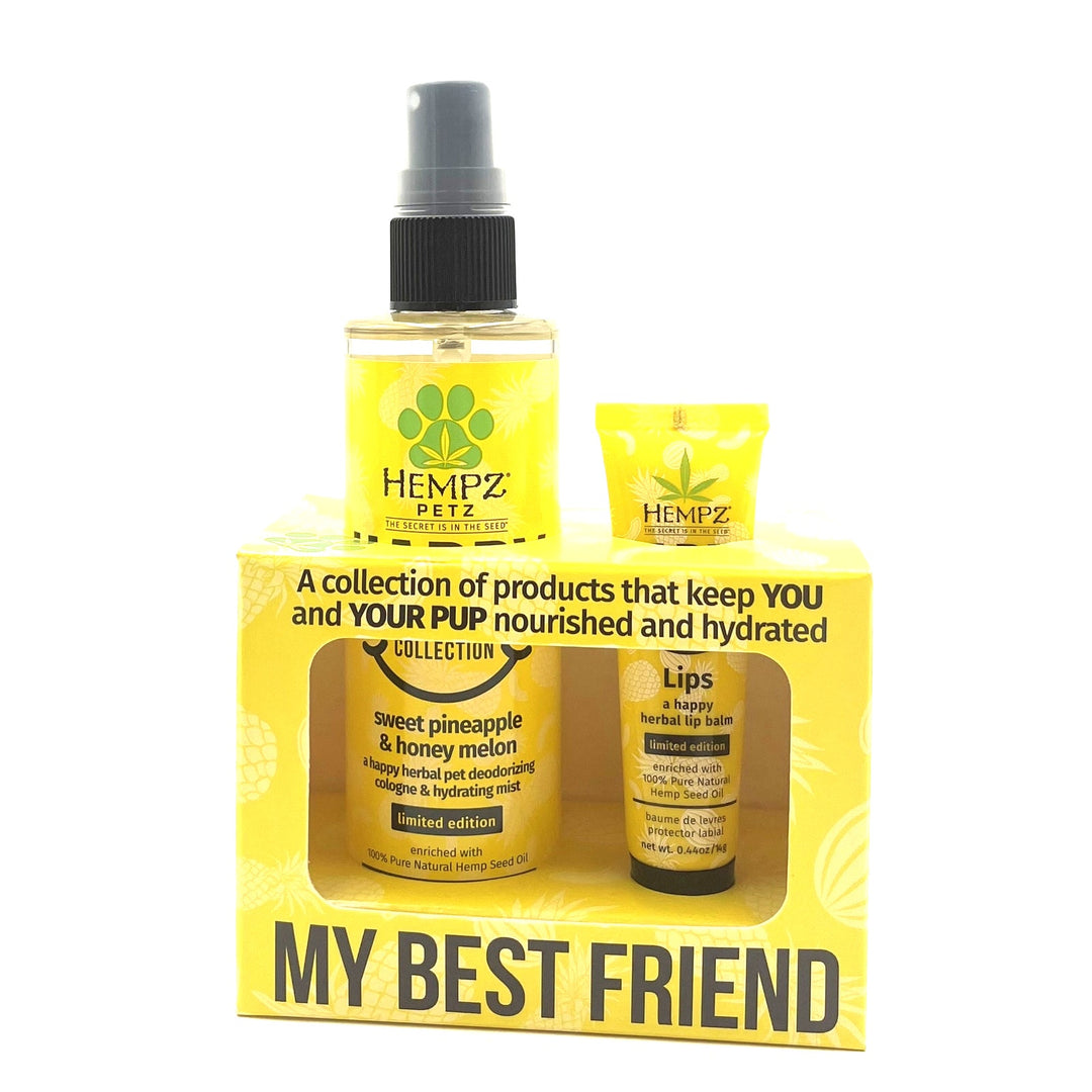 Hempz Petz Sweet Pineapple Honey Melon Pet Deodorizing Cologne Hydrating Mist