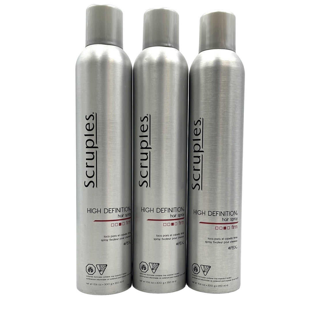 Scruples High Definition Hairspray, 10.6 oz-3 Pack