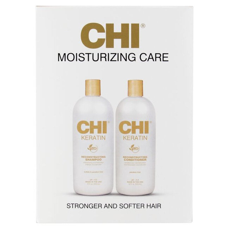 CHI Keratin Moisturizing Shampoo & Conditioner 32 oz Duo