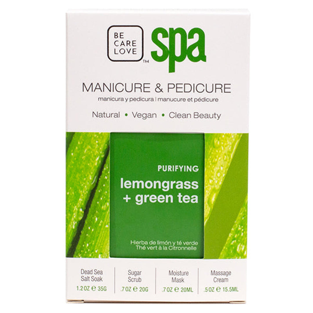 BCL Spa Lemongrass + Green Tea 4-step Packet Box