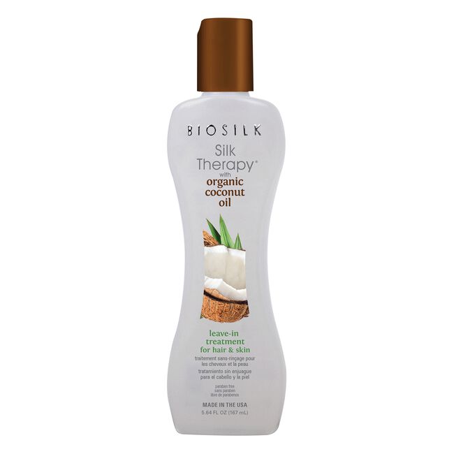 Biosilk Silk Therapy with Coconut Oil Leave In Treatment 5.64 fl oz