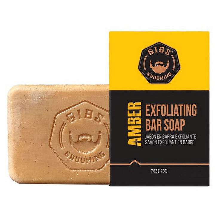 GIBS Amber Man Wash BHB 3-1, Conditioner 12 fl oz &amp; Bar 7 oz TRIO