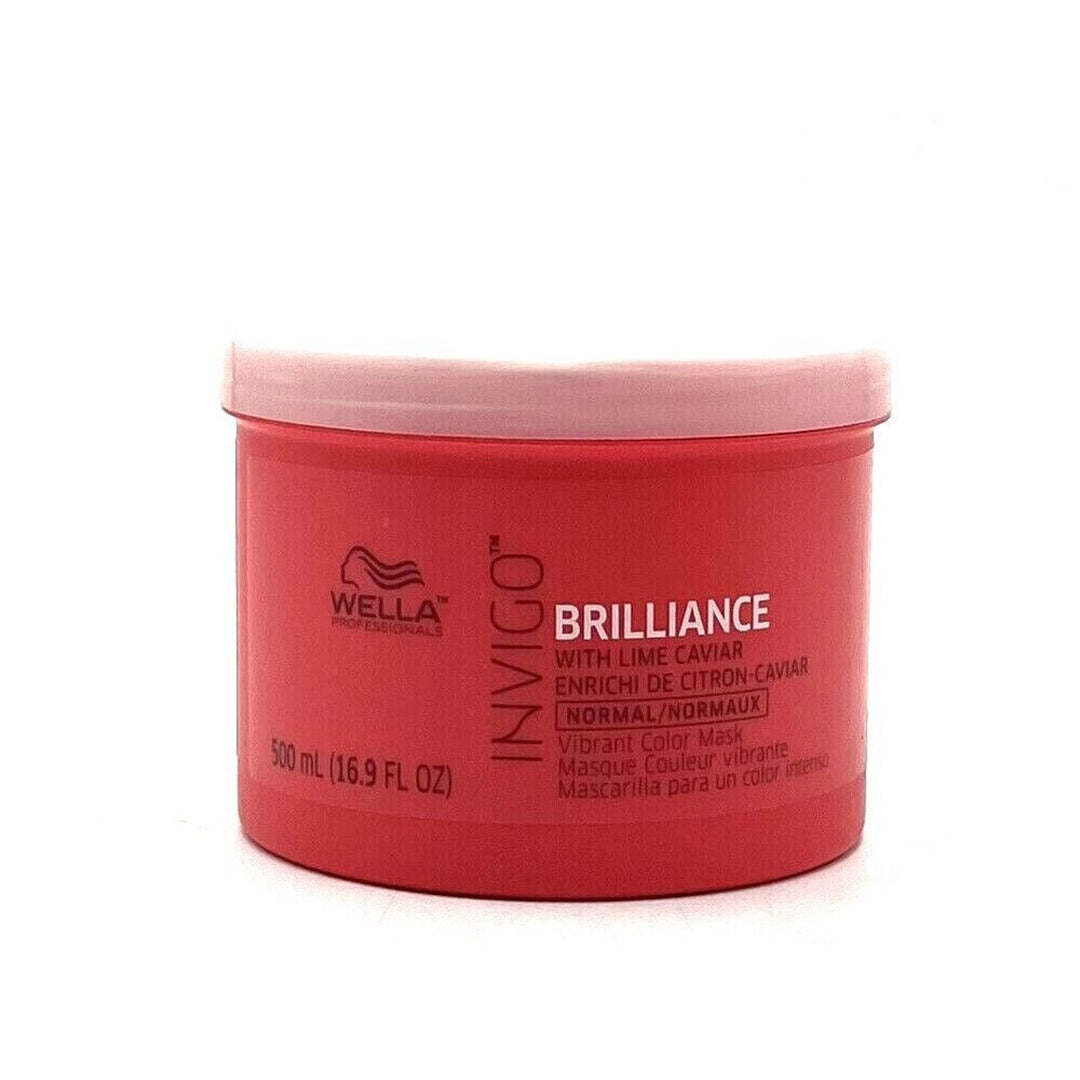 Wella Invigo Brilliance Vibrant Color Mask With Lime Caviar/Normal Hair 16.9 oz