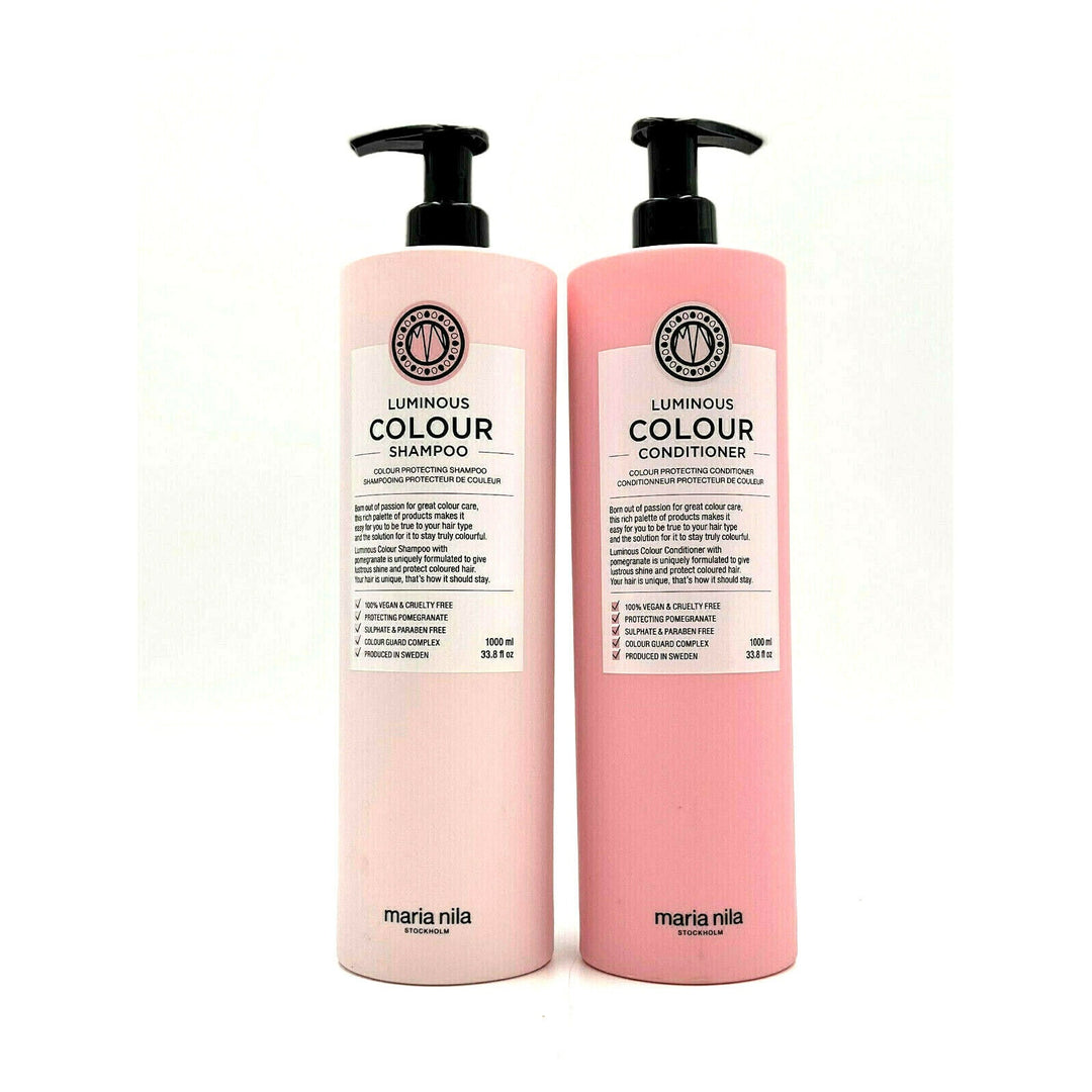 Maria Nila Luminous Colour Protecting Shampoo & Conditioner 33.8 oz Duo