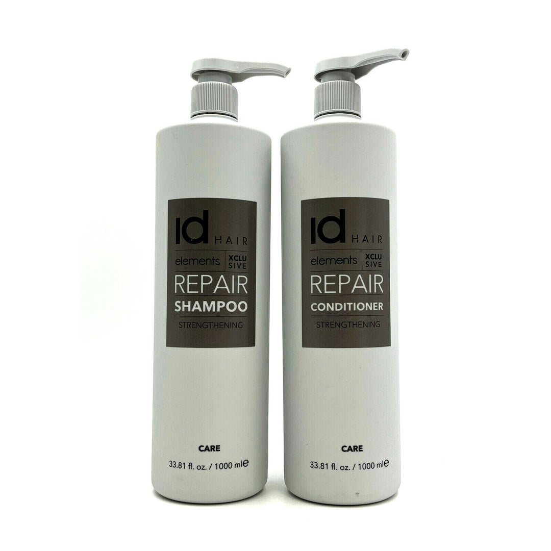 idHair Elements Xcluxive Repair Shampoo & Conditioner Strengthening 33.8 oz Duo