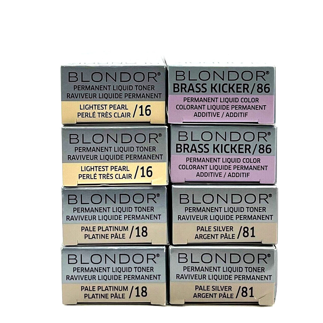 Wella Blondor Permanent Liquid Toner Or Brass Kicker 2 oz-Choose Yours