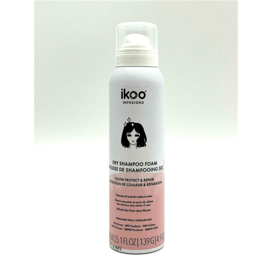 Ikoo Infusions Dry Shampoo Foam Color Protect & Repair 5.1 oz