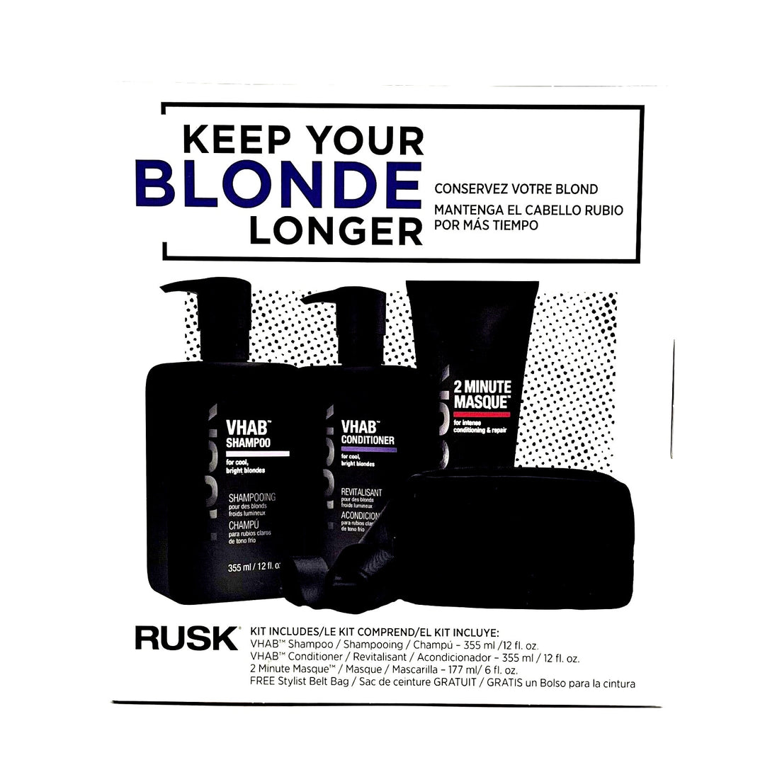 Rusk VHAB Shampoo/Conditioner/Mask Trio Holiday Gift Set