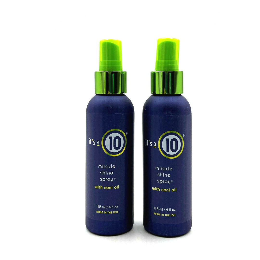 It's a 10 Miracle Shine Spray With Noni Oil 4 oz-Pack of 2