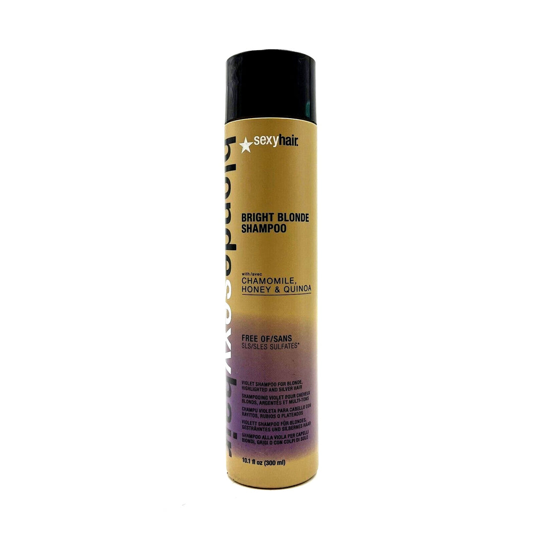 SexyHair Bright Blonde Shampoo Chamomile Honey Quinoa 10.1 oz