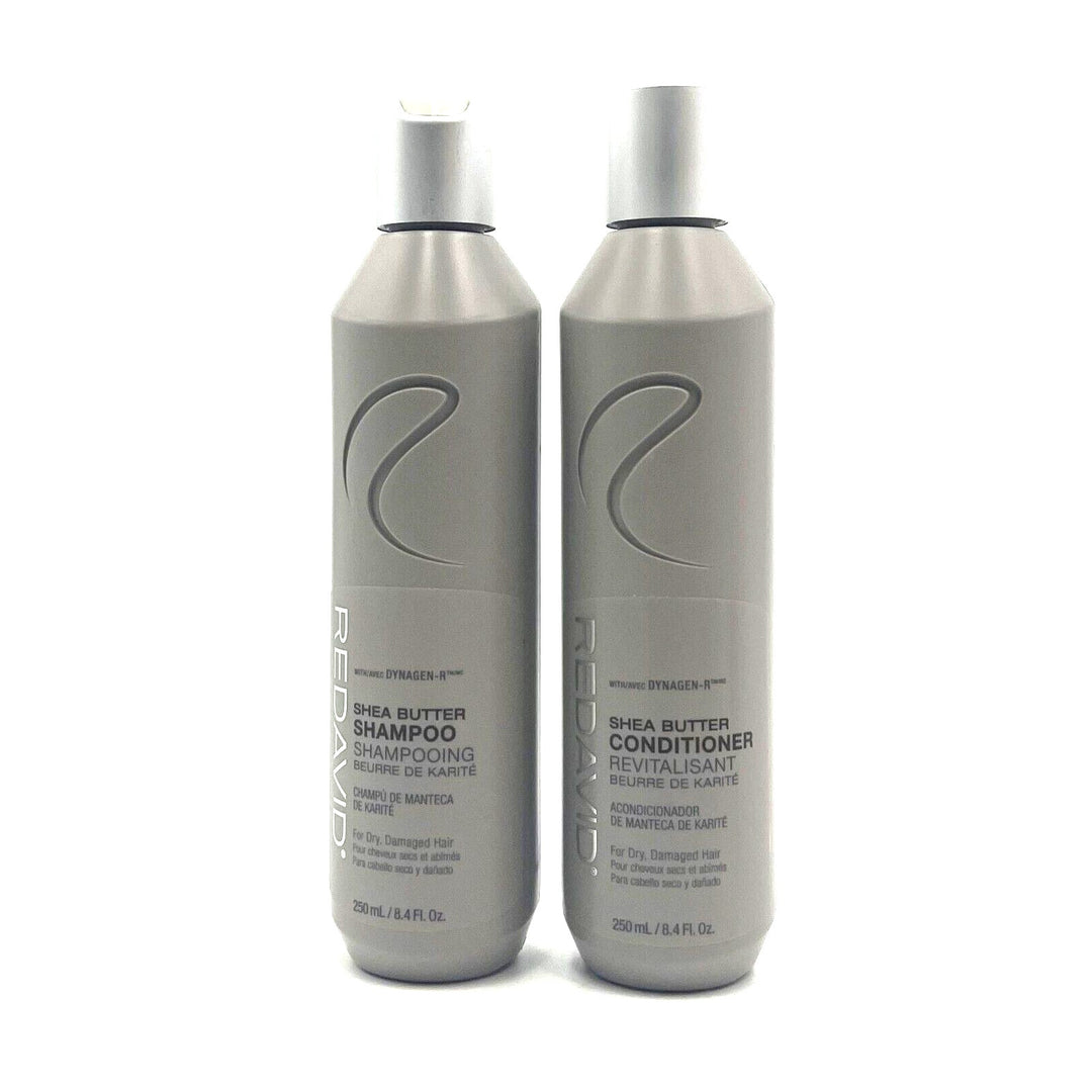 Redavid Shea Butter Shampoo & Conditioner - Dry & Damaged Hair 8.4 oz Duo