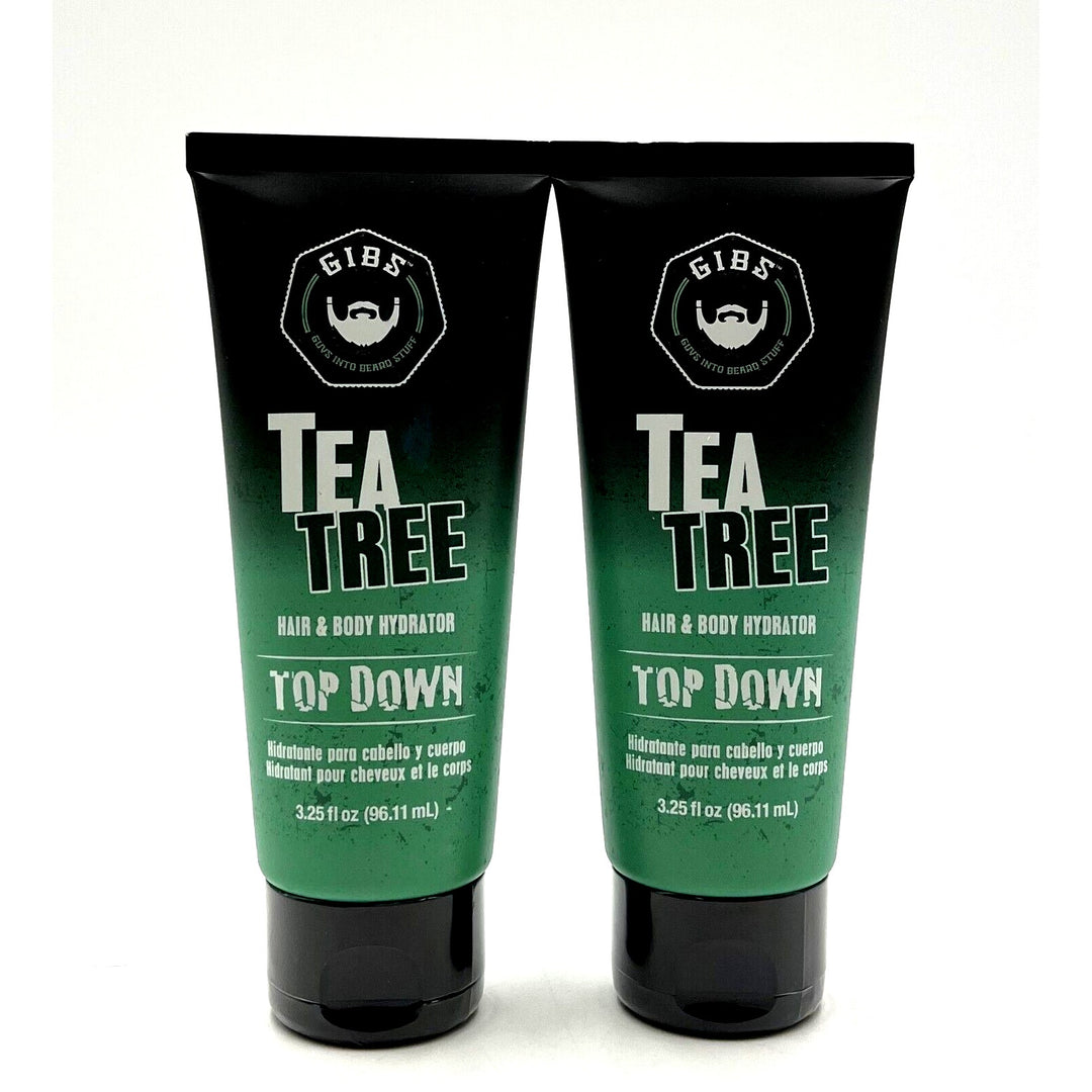 GIBS Tea Tree Hair Body Hydrator Top Down 3.25 oz-2 Pack