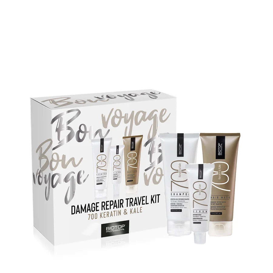 Biotop 700 Keratin &amp; Kale Damage Repair Travel Kit