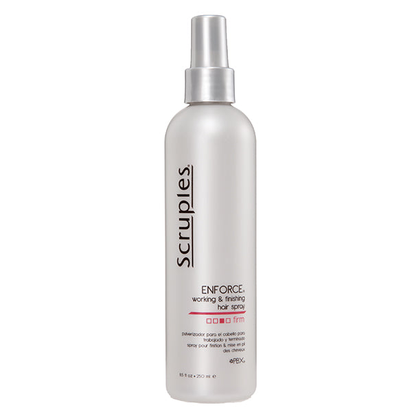 Scruples Enforce Working & Finishing Hairspray, 8.5 oz-3 Pack