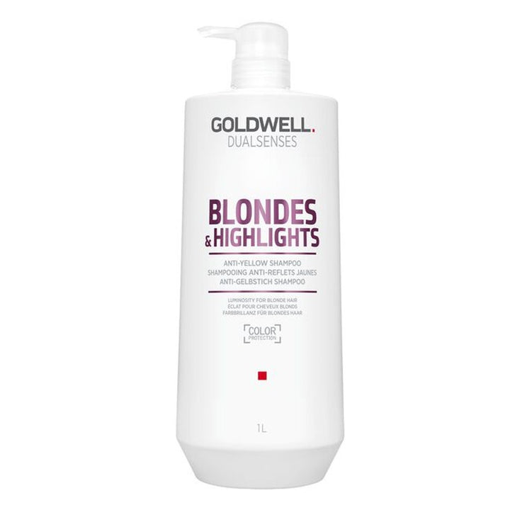 Goldwell  Blonde & Highlights Anti-Yellow Shampoo & Conditioner 33.8 fl.oz