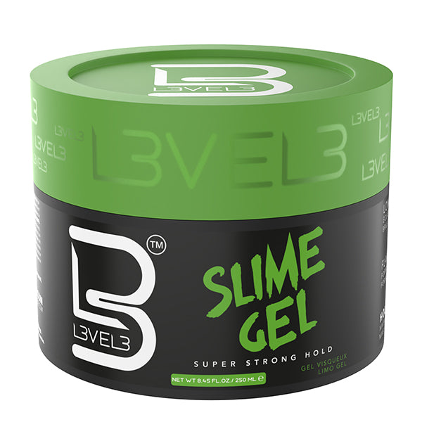 L3VEL3 Slime Hair Gel Super Strong, 8.45 oz-2 Pack