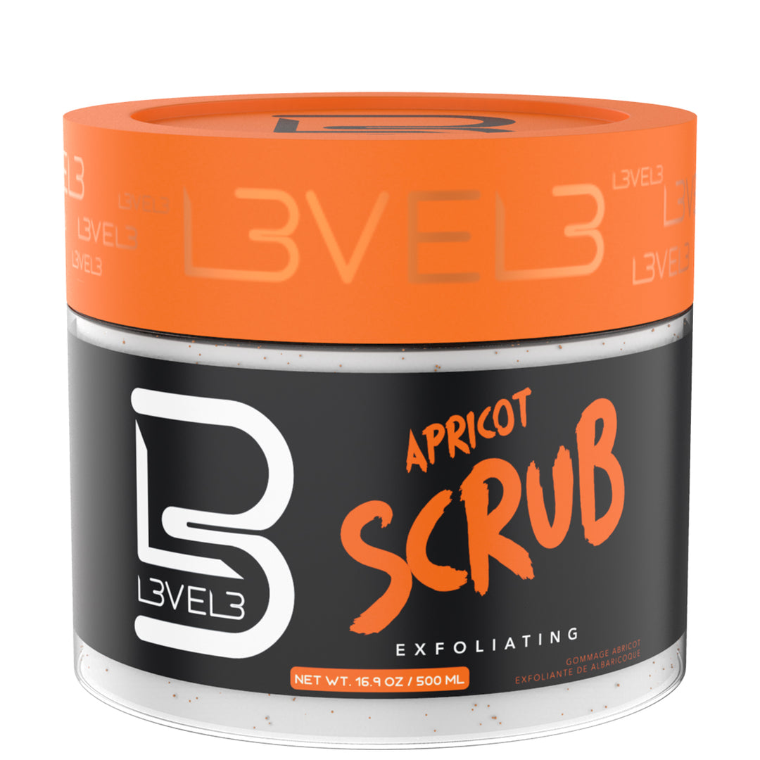 L3VEL3 Apricot Scrub, 16.9 oz-3 Pack