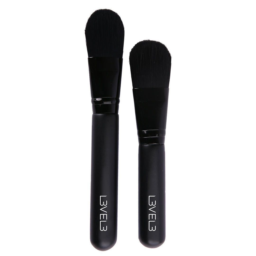 L3VEL3 Face Mask Brush Set, 2 Piece