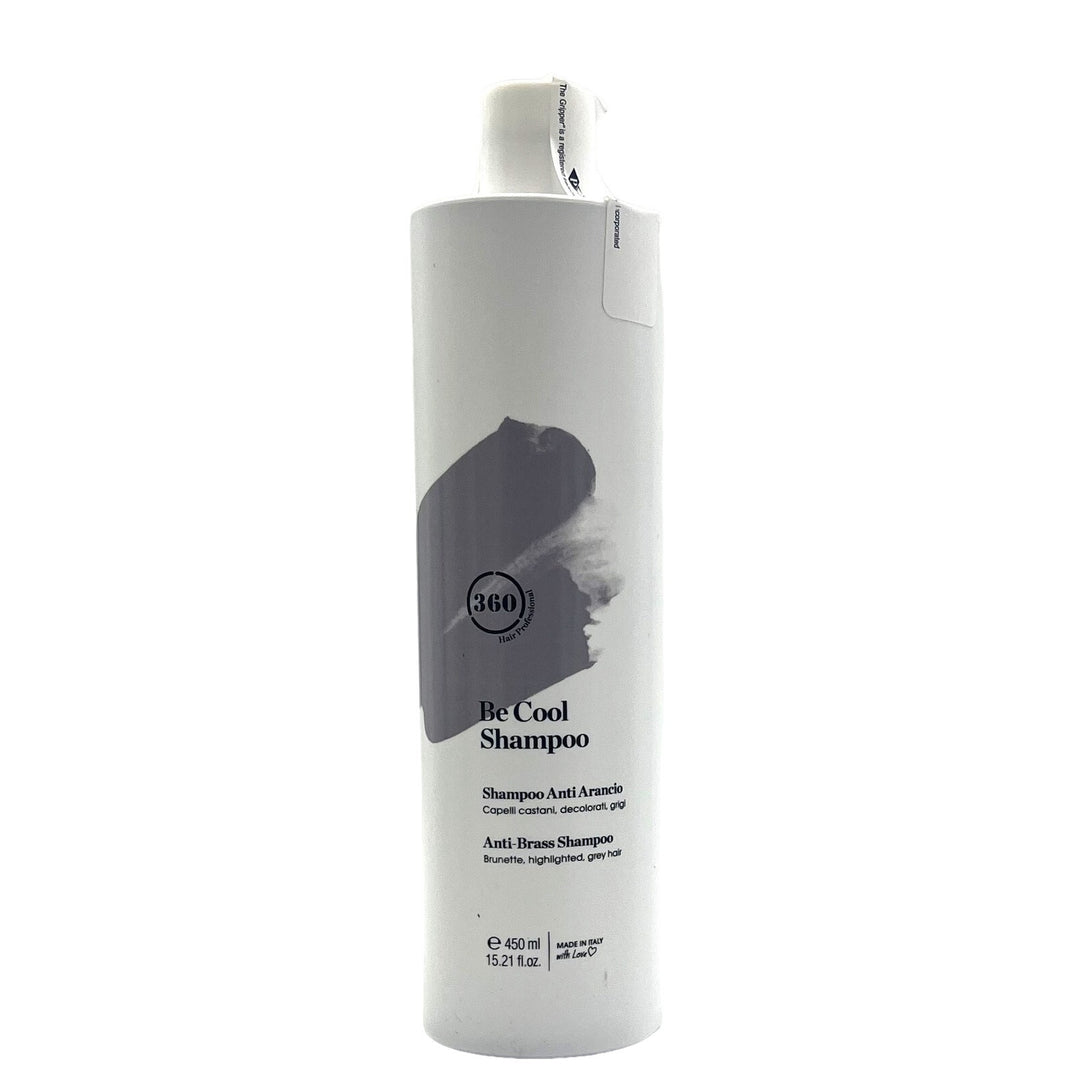 360 Be Cool Shampoo 15.21 fl.oz Anti-Brass Brunette,Highlighted,Grey Hair