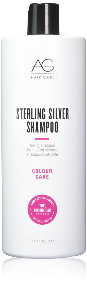 AG Hair Sterling Silver Toning Shampoo Colour Care 33.8 oz-unsealed