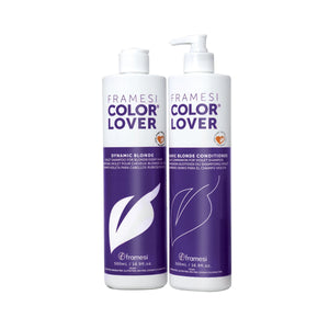 Framesi Color Lover Dynamic Blonde Violet Shampoo & Conditioner 16.9 oz Duo