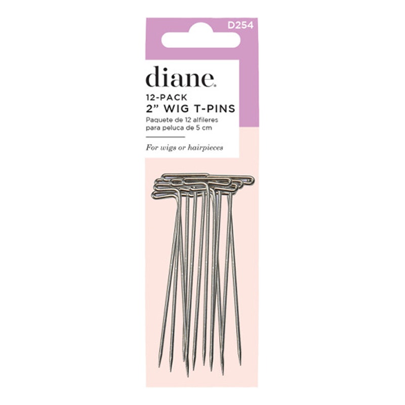 Diane Wig T-Pins, 12 Pack