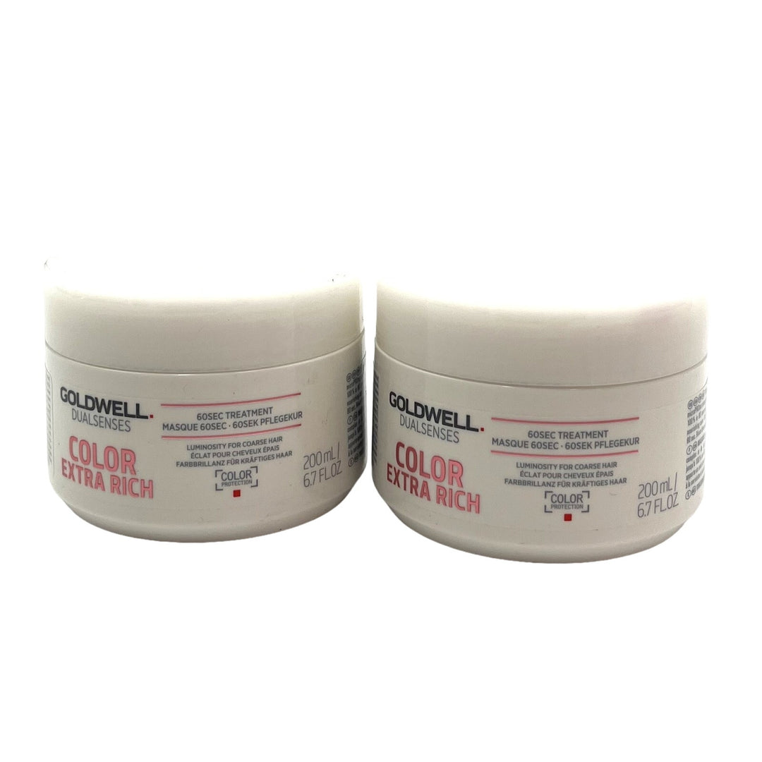 Goldwell Dualsenses Color Extra Rich 60 Second Treatment 6.7 fl.oz-2 Pack