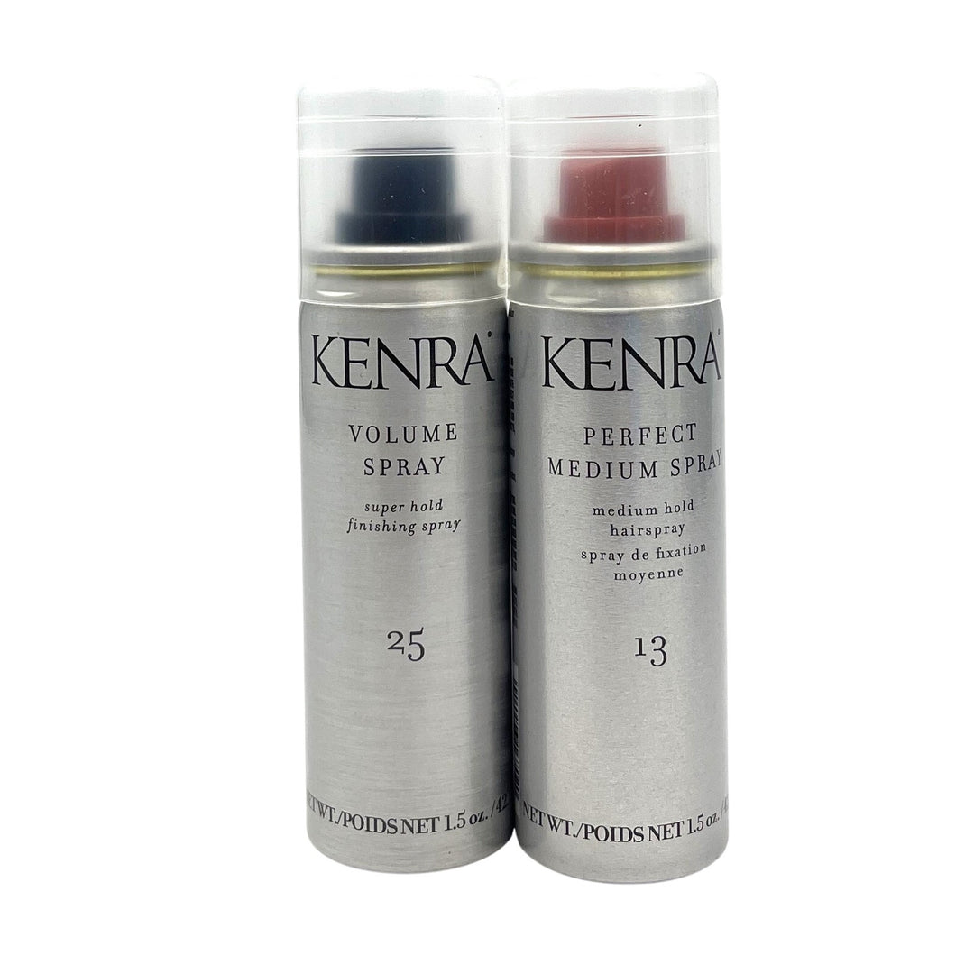 Kenra Volume Spray and Perfect Medium Spray 1.5 oz for Travel Size