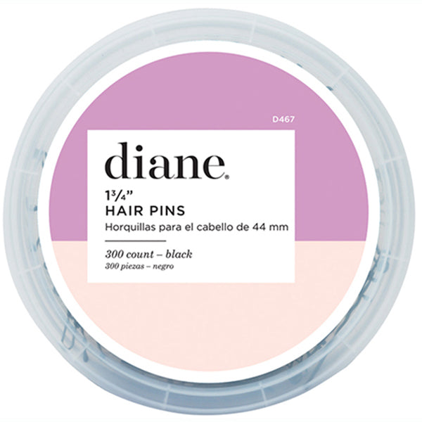 Diane Hair Pins, 300 Pack Black-1 3/4"