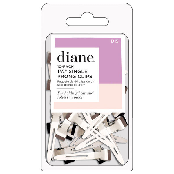 Diane Single Prong Clips, 80 Pack