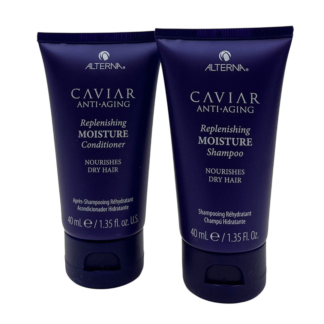 Alterna Caviar Anti Aging Replenishing Moisture Shampoo & Conditioner 1.35 fl.oz Duo