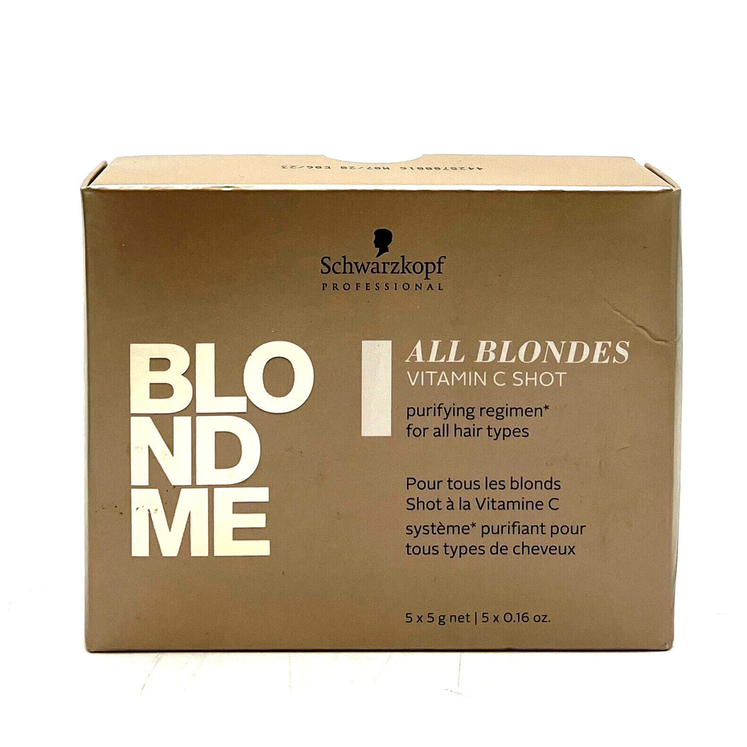 Schwarzkopf BlondMe All Blondes Vitamin C Shot Purifying Regimen/All Hair 5X0.16