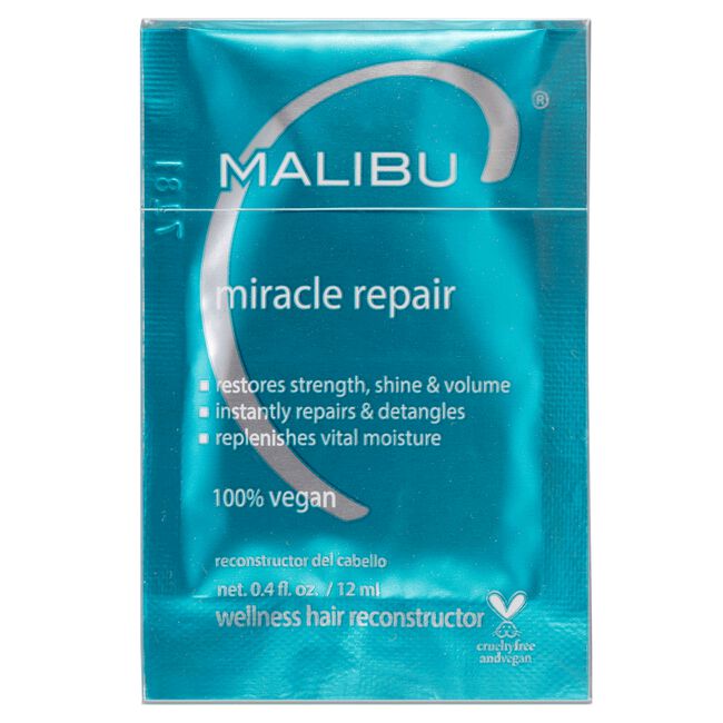 Malibu C Miracle Repair With Cooling Menthol 0.4 fl.oz-4 Pack