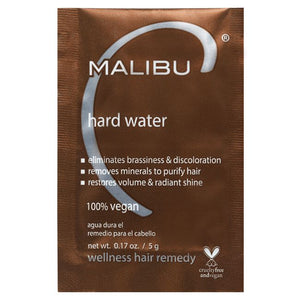Malibu C Hard Water Welness & Restore Volume Remedy 0.17 oz-4 Pack