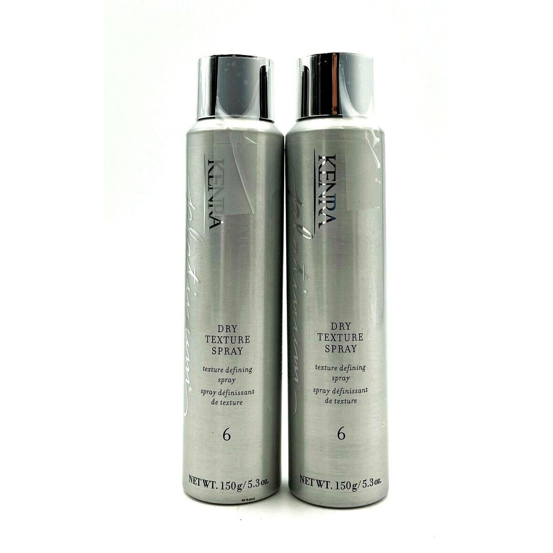 Kenra Platinum Dry Texture Spray Texture Defining Spray #6 5.3 oz-2 Pack