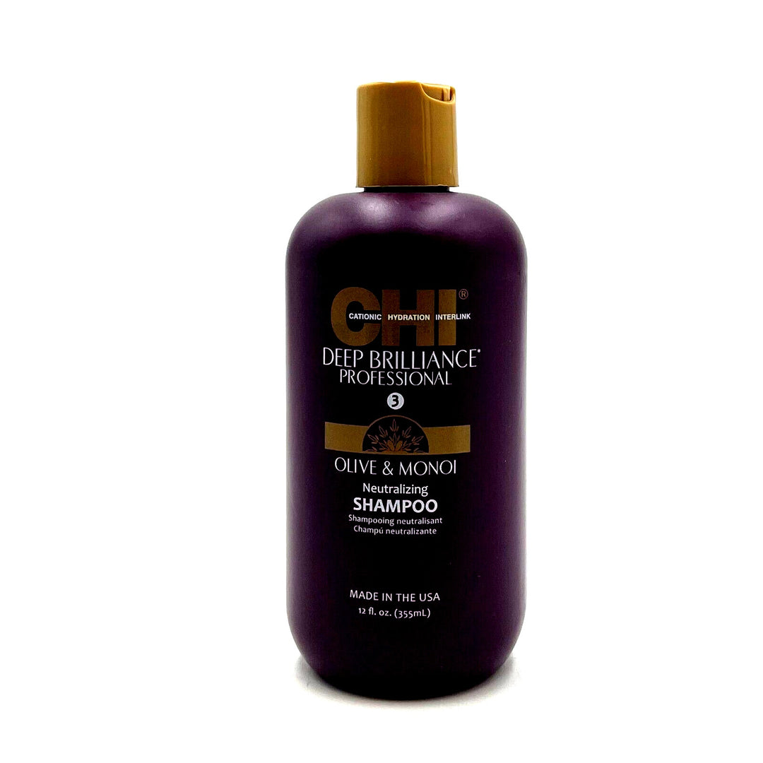 CHI Deep Brilliance Olive & Monoi Neutralizing Shampoo 12 oz