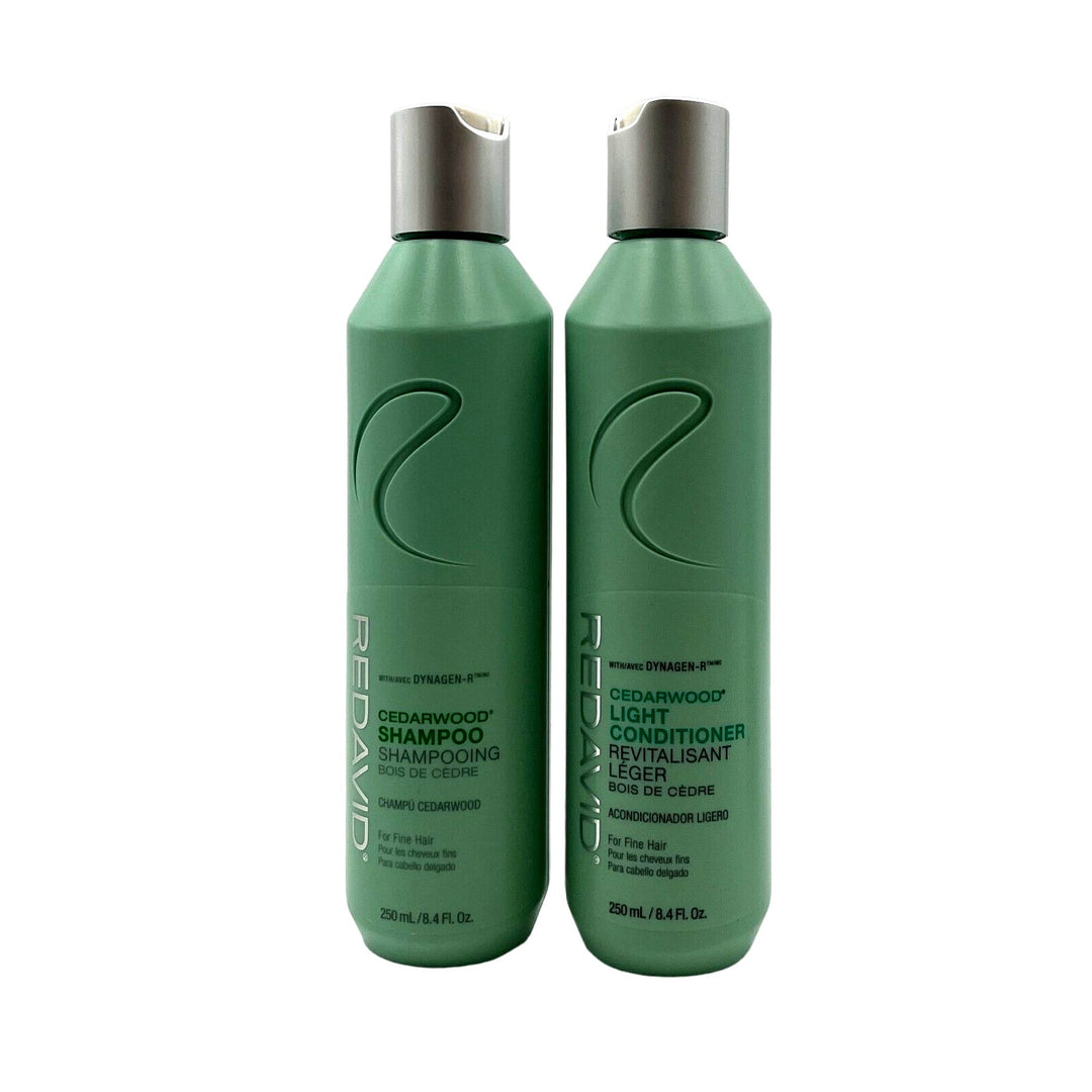 Redavid Cedarwood Shampoo & Light Conditioner - Fine Hair 8.4 oz Duo