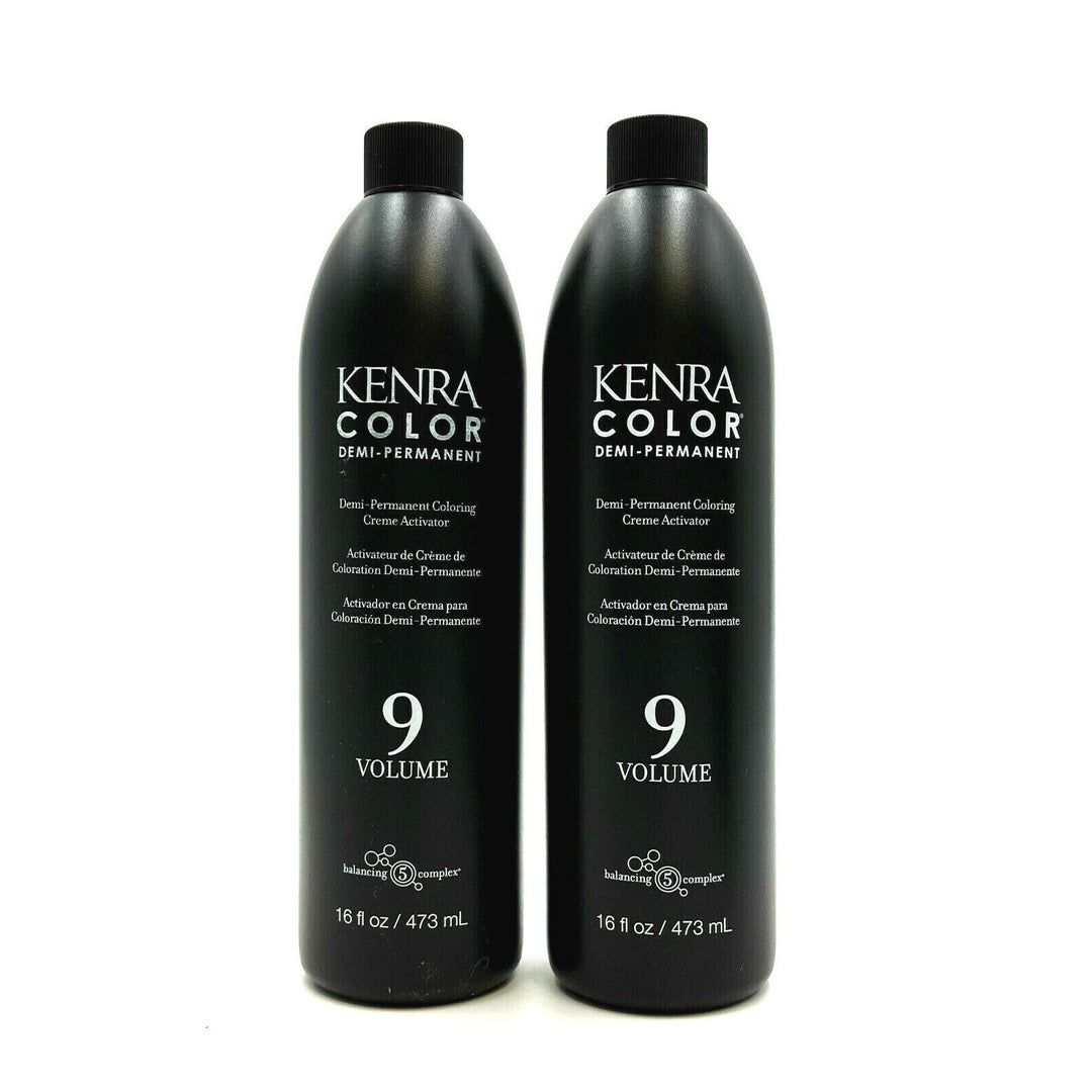 Kenra Color Demi-Permanent 9 Volume Creme Activator Developer 16 oz-2 Pack