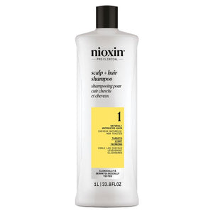 Nioxin System 1 Cleanser Shampoo - Natural Hair Light Thinning 33.8 oz
