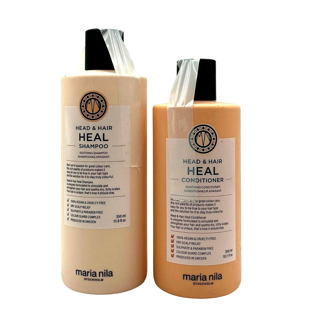 Maria Nila Head & Hair Heal Smoothing Shampoo 11.8 oz & Conditioner 10.1 oz Duo